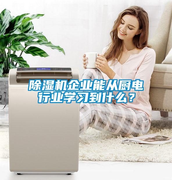 除濕機企業(yè)能從廚電行業(yè)學(xué)習(xí)到什么？