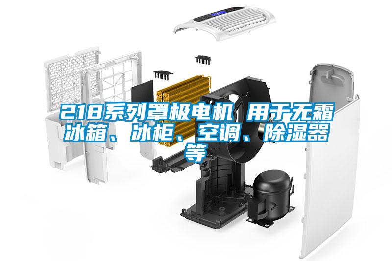 218系列罩極電機(jī) 用于無霜冰箱、冰柜、空調(diào)、除濕器等