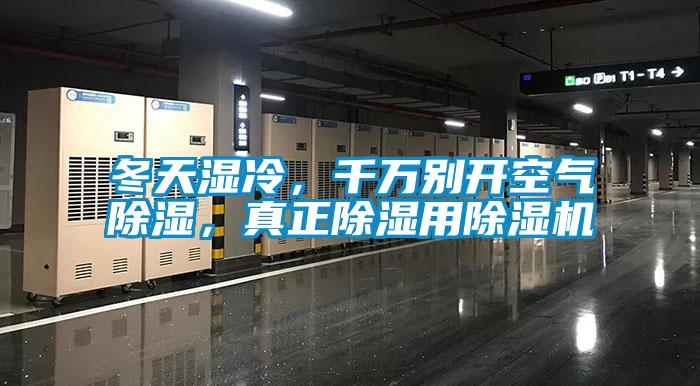 冬天濕冷，千萬別開空氣除濕，真正除濕用除濕機