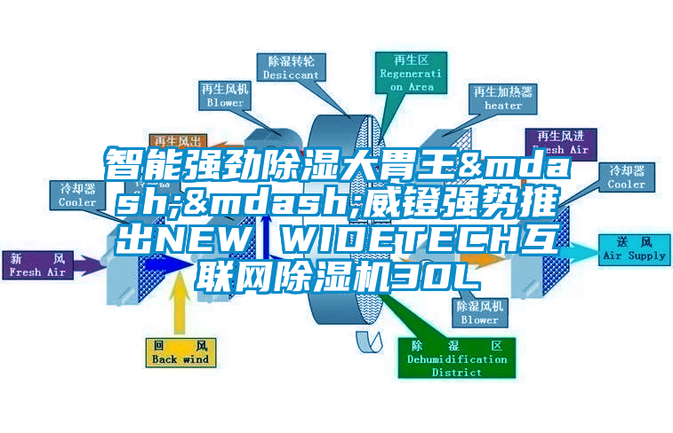 智能強勁除濕大胃王——威鐙強勢推出NEW WIDETECH互聯(lián)網除濕機30L