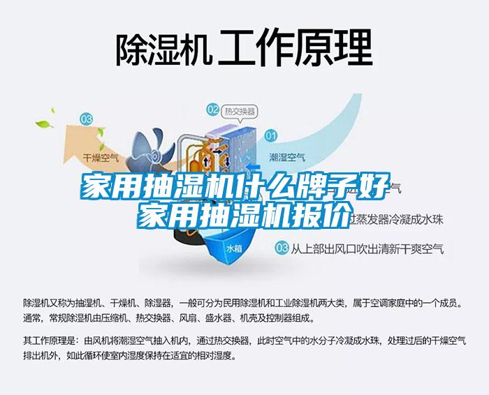 家用抽濕機什么牌子好 家用抽濕機報價