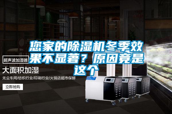 您家的除濕機冬季效果不顯著？原因竟是這個