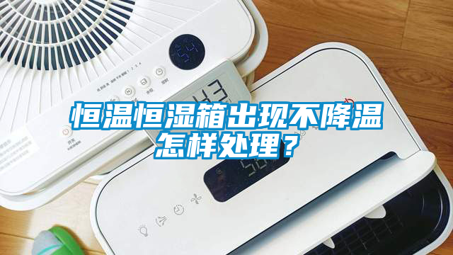 恒溫恒濕箱出現不降溫怎樣處理？