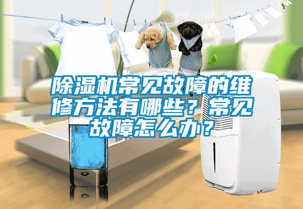 除濕機(jī)常見故障的維修方法有哪些？常見故障怎么辦？